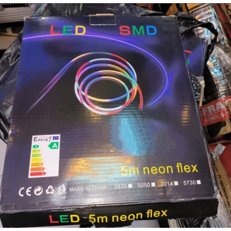 Led Strip Neon Flex Flexible 12V DC 5 Meter Neon Flex