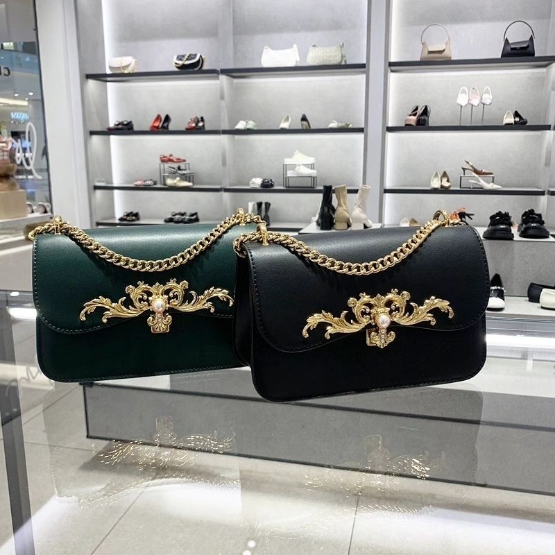 CK Merial Metallic Accent Crossbody Bag