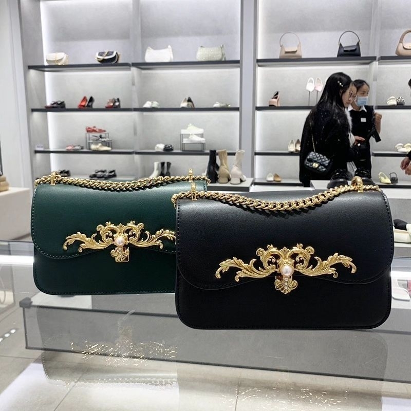 CK Merial Metallic Accent Crossbody Bag