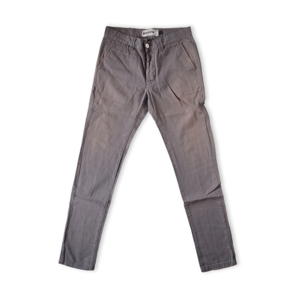 TOPMAN - Celana Panjang Abu-abu, Size 30