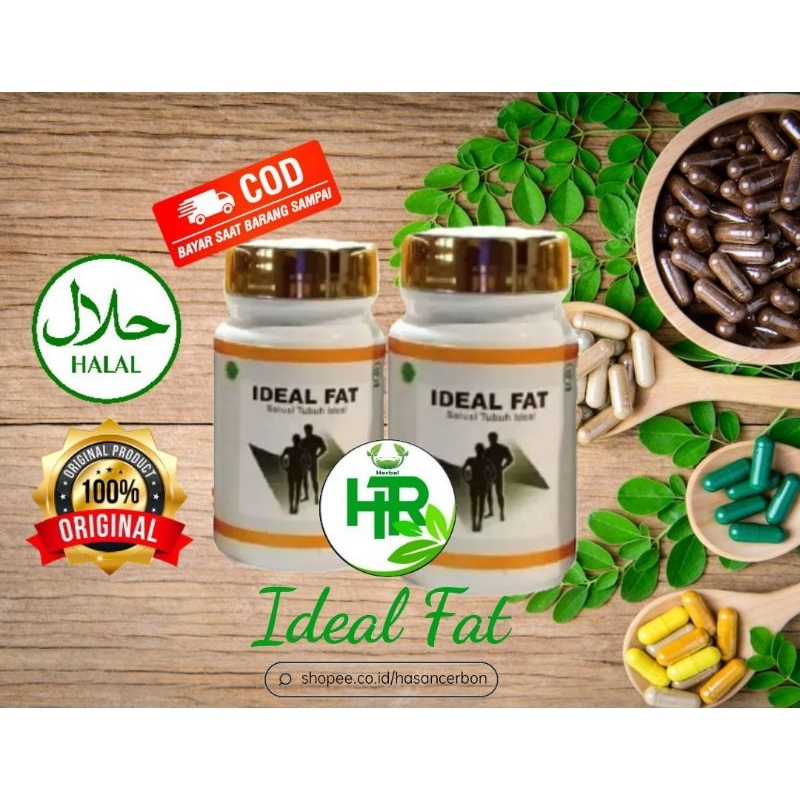 TERLARIS IDEAL FAT  ISI 30 KAPSUL PENGGEMUK BADAN  OBAT TERAMPUH