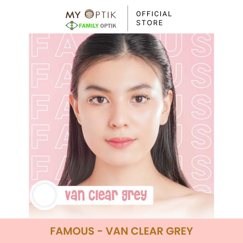Famous With Biomoist Van Clear Grey Monthly softlens bening