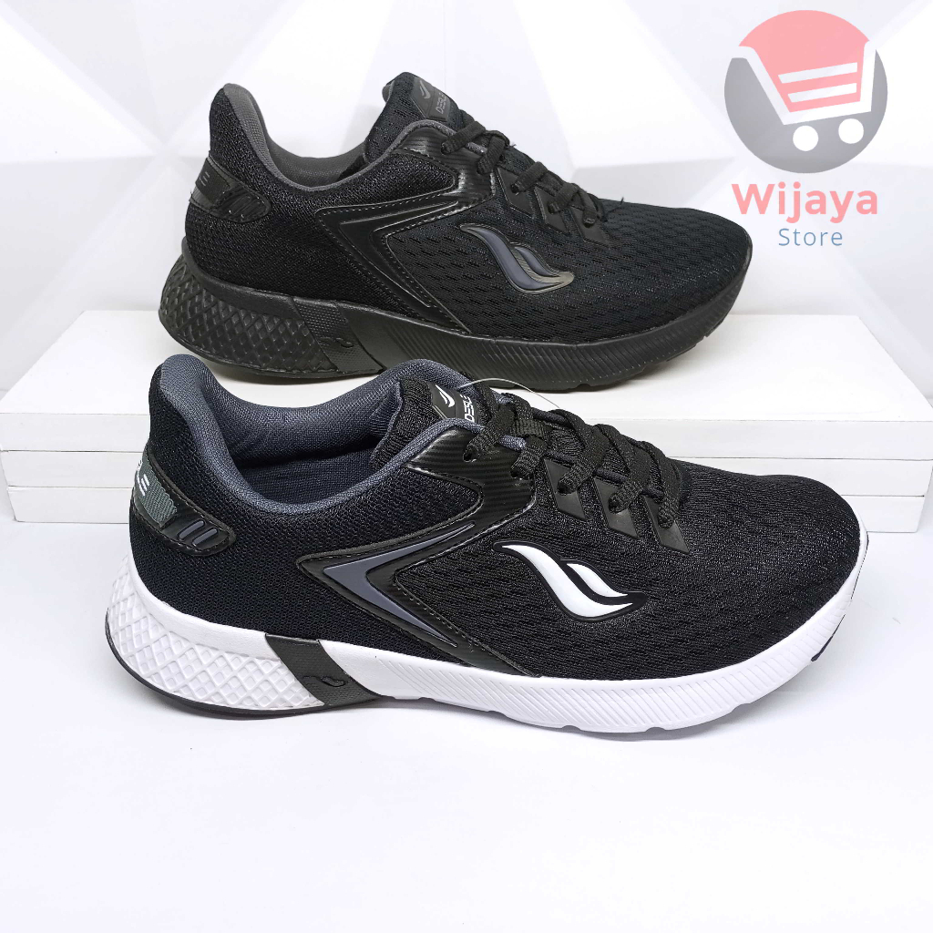 Sepatu Sekolah Desle 38-43 Sneaker Pria Hitam Polos Putih Material Berkualitas Tinggi Desain Mewah STANLEY WALKER