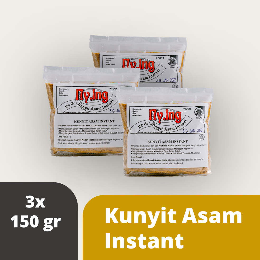 

Jamu Ny. Ing Kunyit Asam Instan / Jamu Serbuk (PAKET 3 PCS)