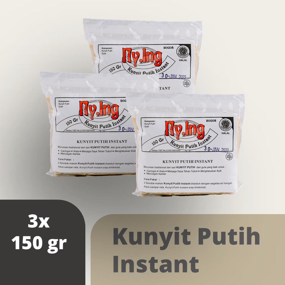 

Jamu Ny. Ing Kunyit Putih Instan / Jamu Serbuk (PAKET 3PCS)