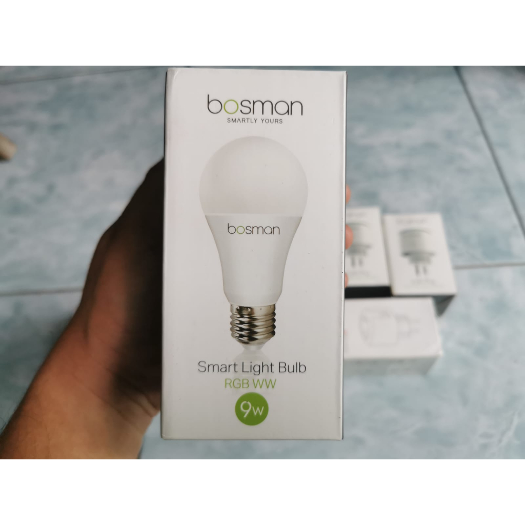 Bosman Smart LED Light Bulb 9W RGBWW - Bohlam Wifi Smarthome