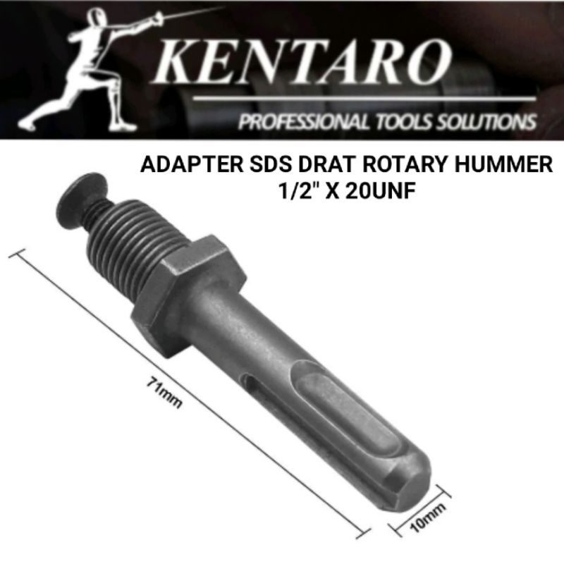 adapter / adaptor sds 1/2&quot;x20unf kepala bor Kentaro Japan quality