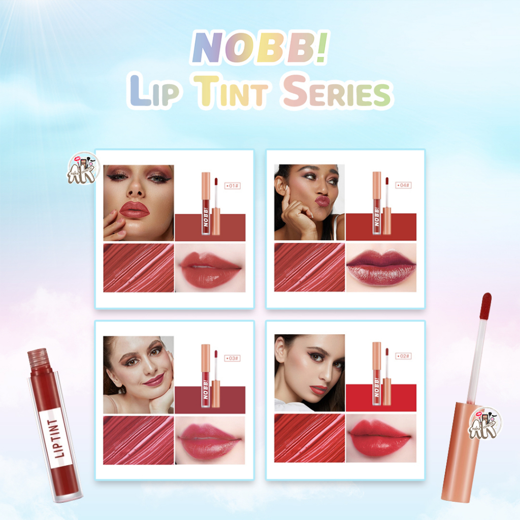 NOBB! MAKEUP SERIS ( LIP TINT / AIR GLAZE LIP GLOSS / EYEBROW PENCIL MATIC / EYELINER PEN / EYESHADOW LIQUID DYNAMIC MERMAID / SQUARE LIP CREAM / MASCARA WATERPROOF / VELVET LIP CREAM )