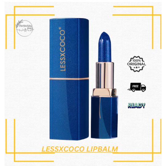 LESSXCOCO BLUE LIPSTICK COLOR~LIPSTICK UBAH COLOR