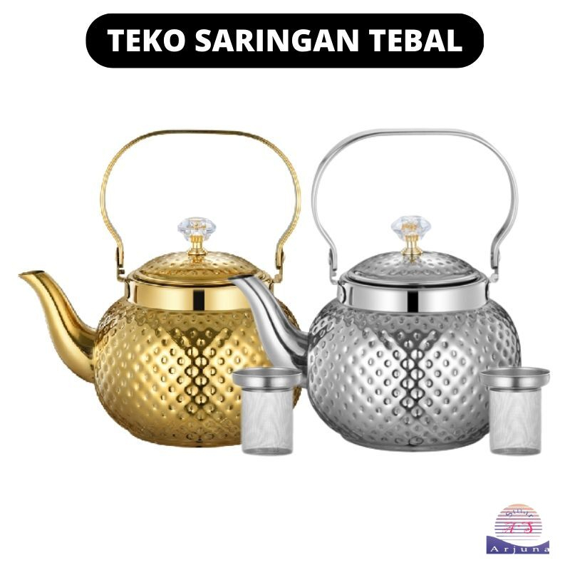 Teko Kettle Bahan Tebal Tutup Model Diamond