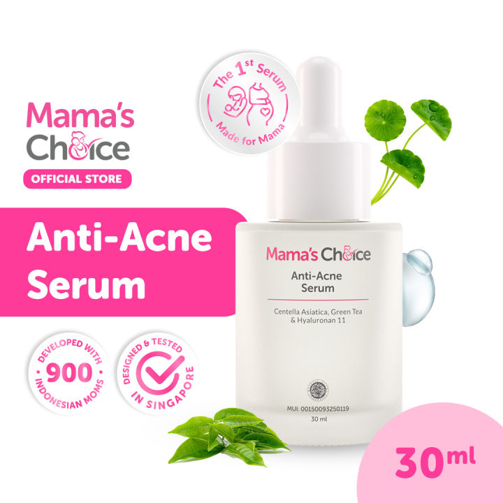 Mama's Choice Anti Acne Serum 30ml / Mama Choice Serum Anti Jerawat 30 ml / Skincare Ibu Hamil Serum Jerawat / Skin care Jerawat Ibu Hamil