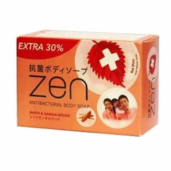 Zen sabun batang shiso &amp; sandalwood 80gr + 16gr
