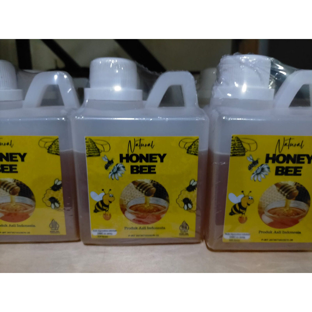 

Madu murni 500 | madu asli 500 GRAM | Madu Original / madu natural bee honey 500