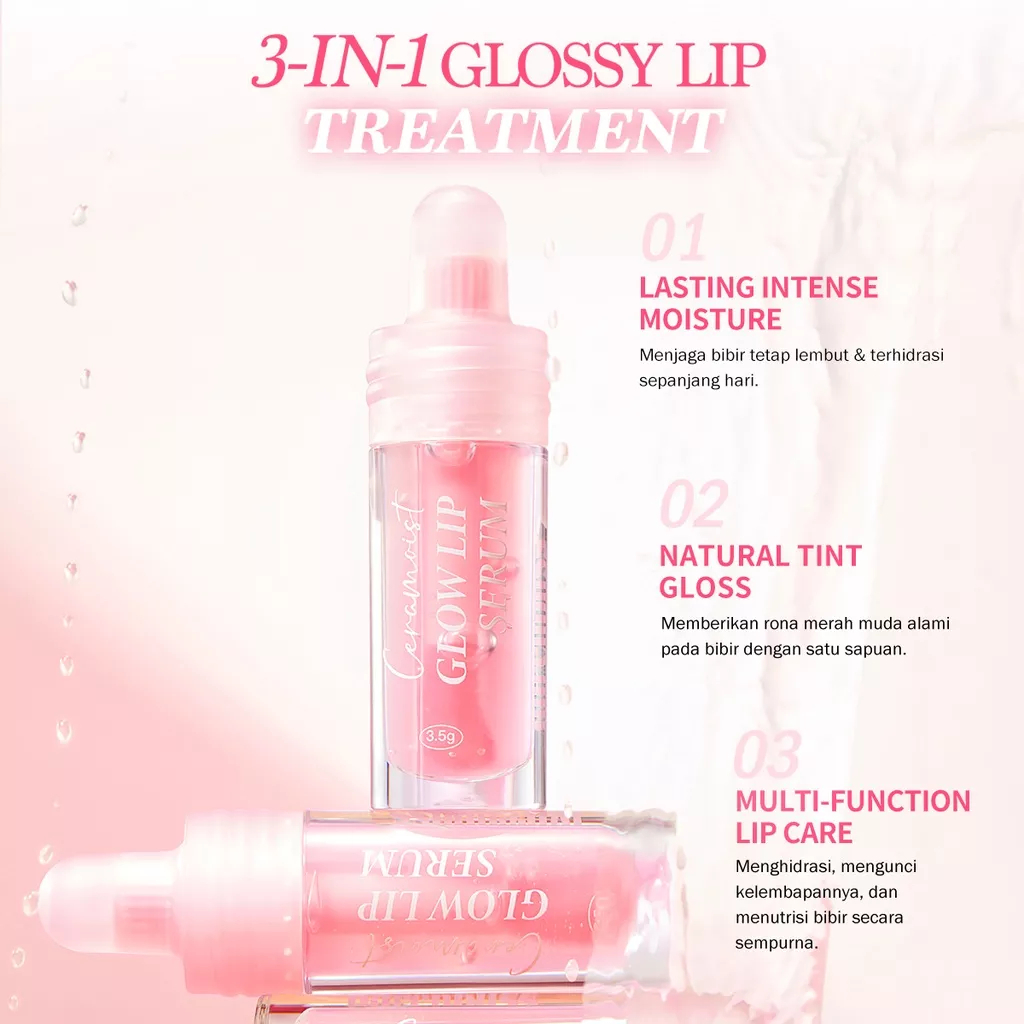 BNB BARENBLISS Ceramoist Glow LIP SERUM - LIP SERUM BNB MURAH