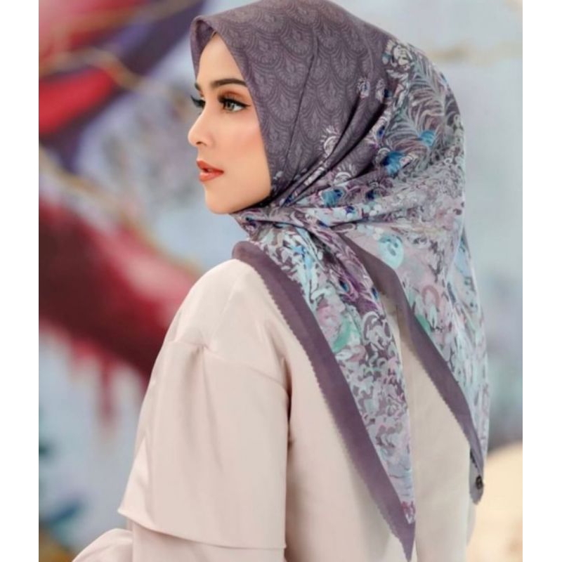 Buttonscarves ederra series viola