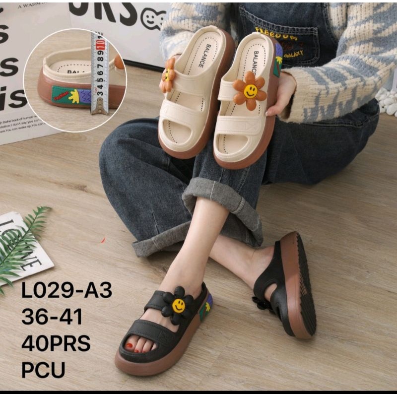 Sandal Jelly Wanita Bunga BALANCE- HYS 029