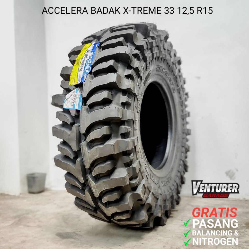 BAN MOBIL OFFROAD / PACUL R15 ACCELERA BADAK X-TREME 33,12 R15