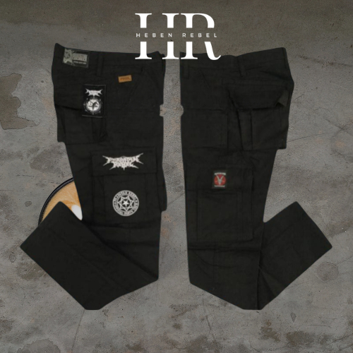 Celana Panjang Prapatan Rebel Original/ Celana Cargo Pria