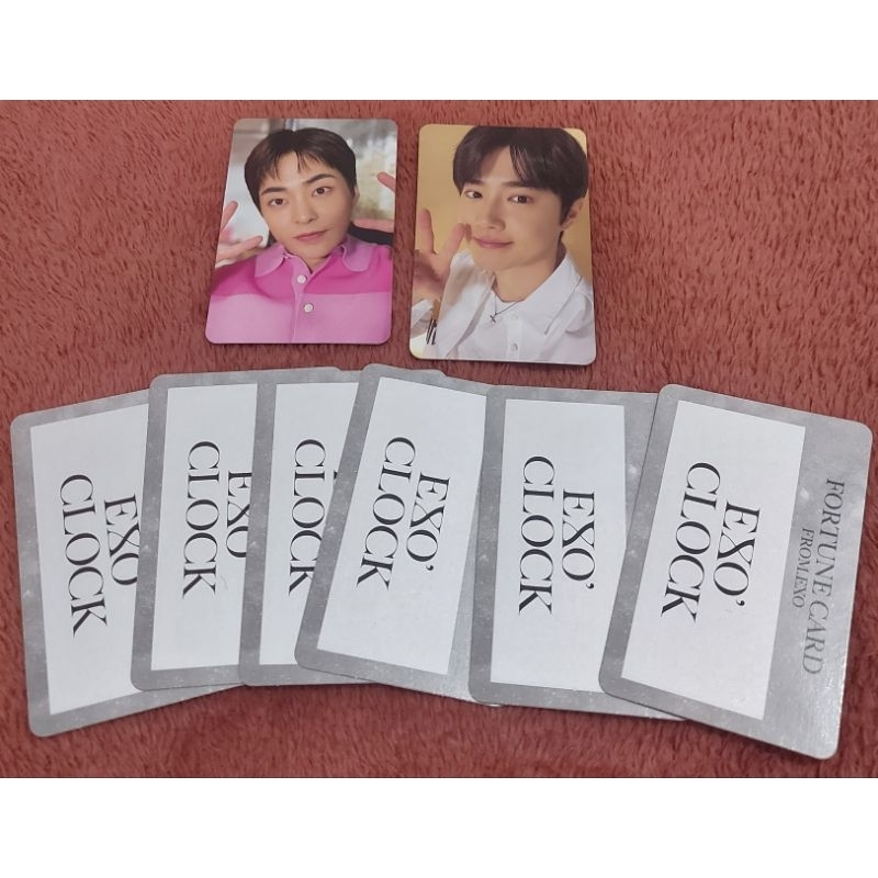 (Baca Desk) READY INA OFFICIAL Photocard PC Fortune scratch EXO Clock 11th Anniversary Fanmeeting Xi