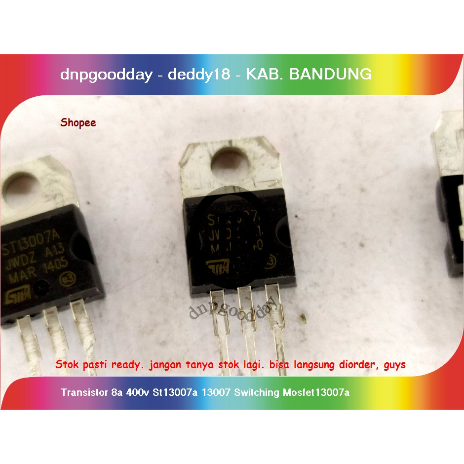 Transistor 8a 400v St13007a 13007 Switching Mosfet13007a