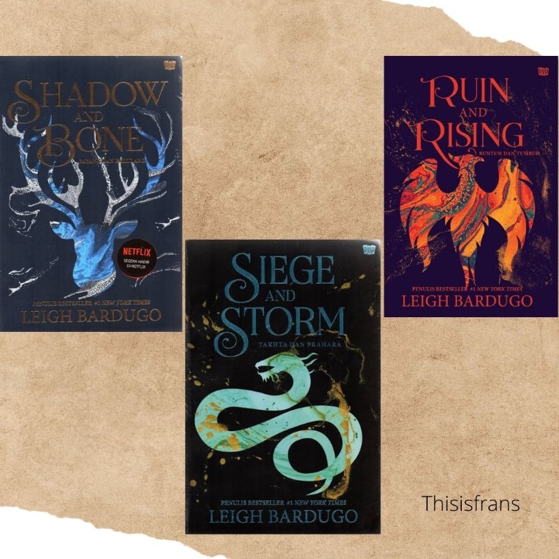 (PRELOVED) Grisha Trilogy by Leigh Bardudo (Shadow and Bone, Siege of Storm, Ruin and Rising)