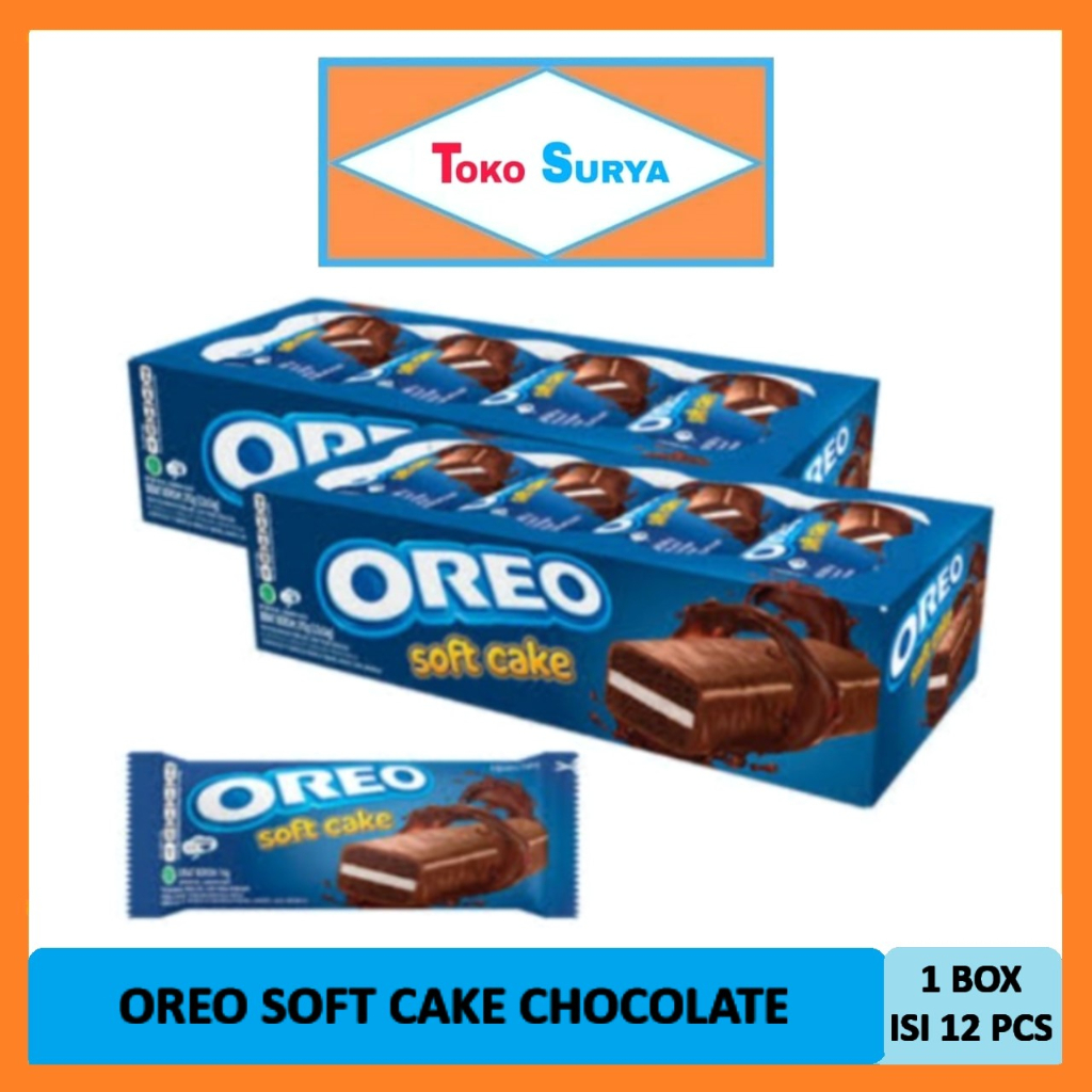 

Oreo Soft Cake Chocolate Mondelez 12pcs x 16gr