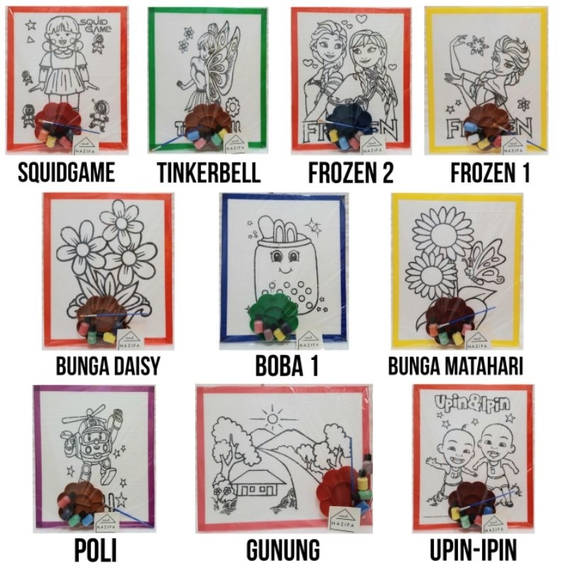 PAKET GABUS LUKIS | STEROFOAM MEWARNAI 3
