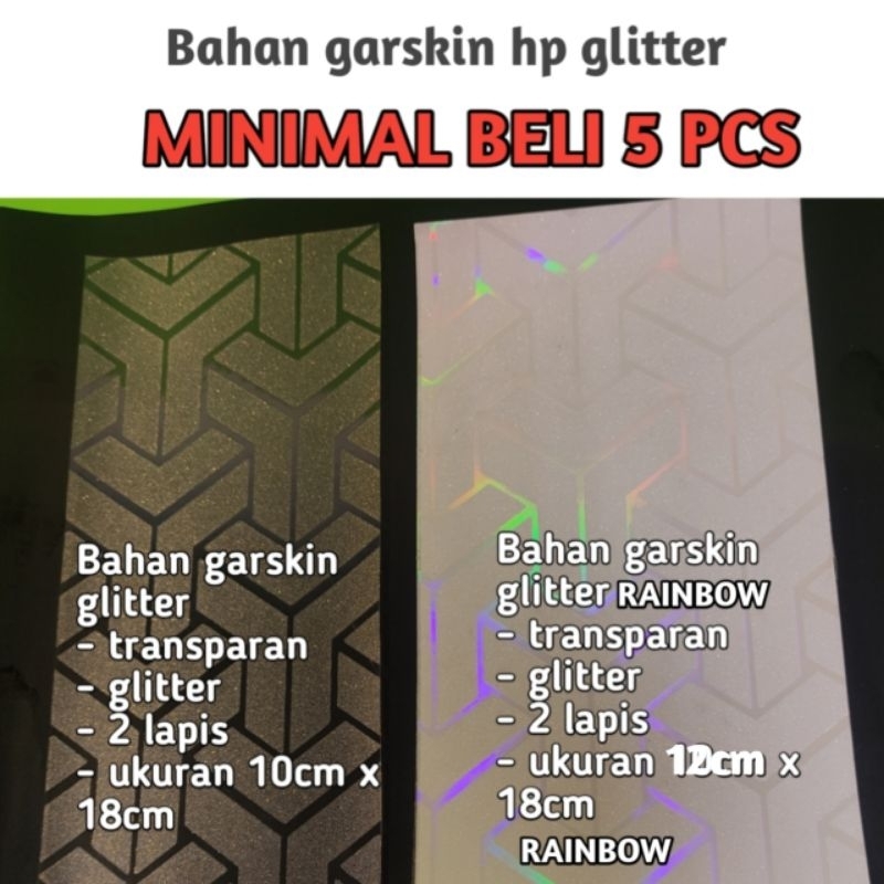 bahan garskin hp MINIMAL BELI 10PCS anti jamur transparan bagi yang punya mesin potong