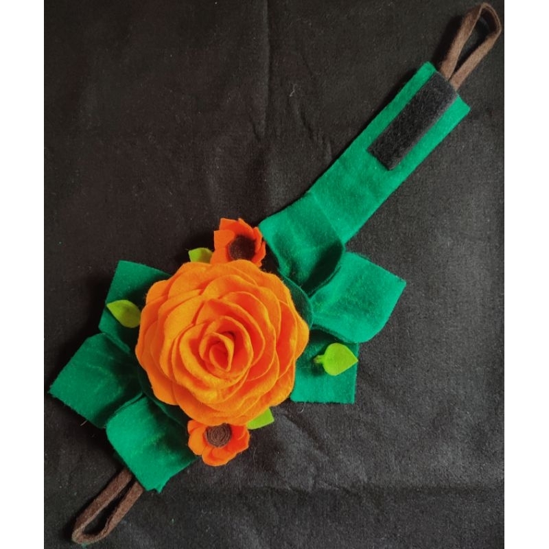 ikat gorden bunga mawar mini