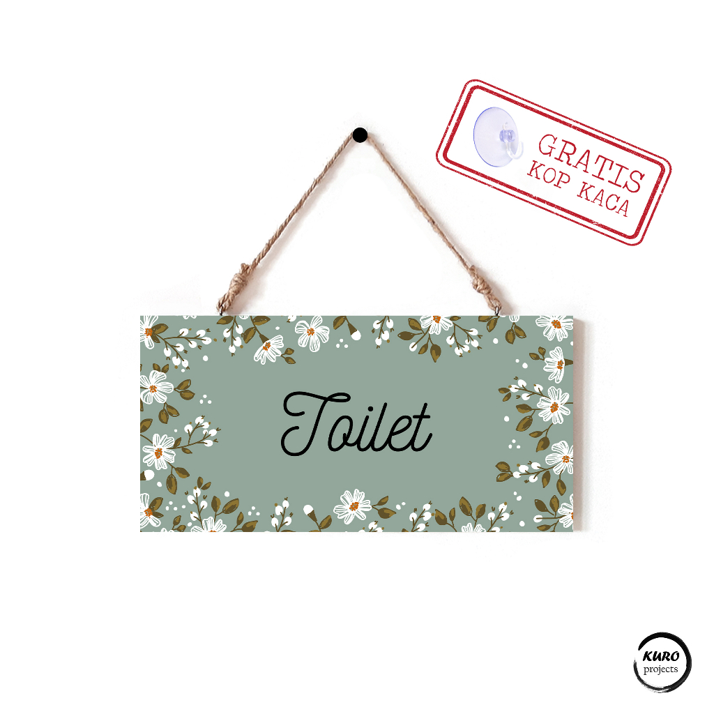 Kuro Projects - Home decor Hiasan Gantungan Dinding Pintu Rumah tulisan Assalamualaikum, Welcome, Op