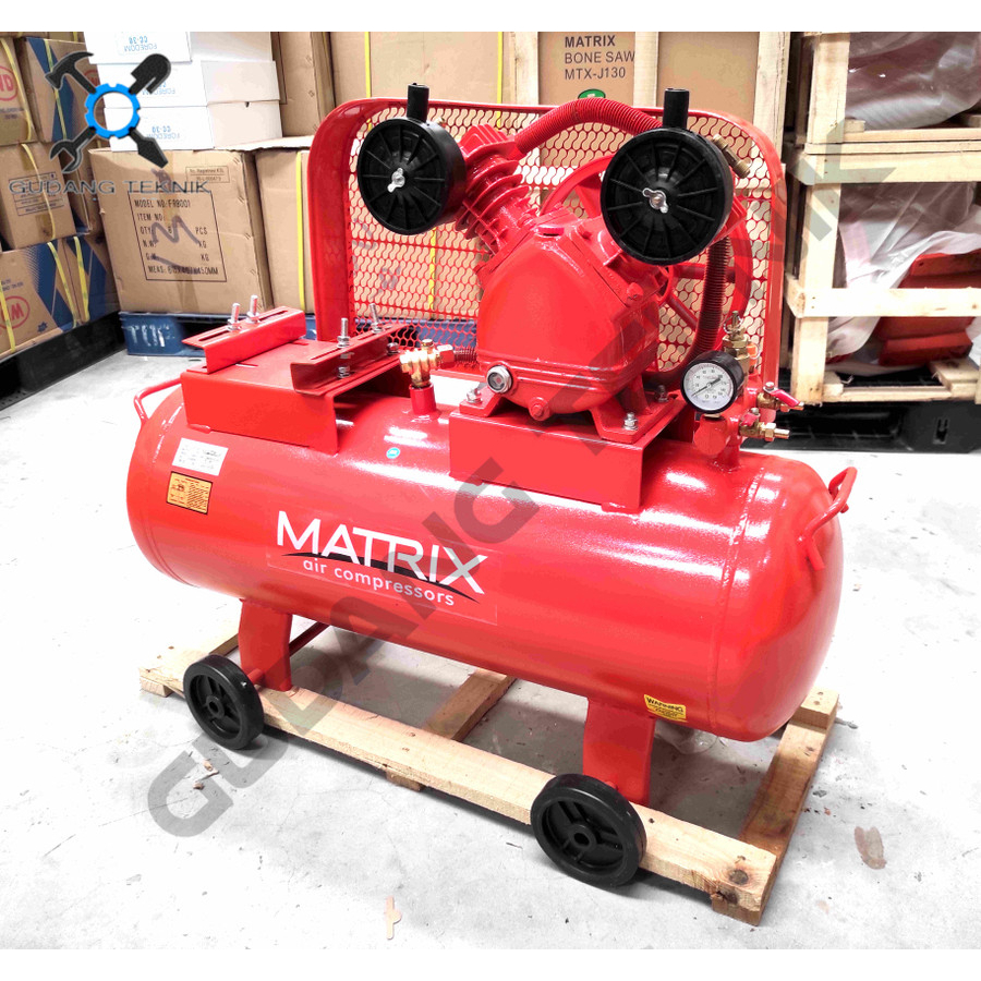 Kompresor Angin 1Hp 83L MATRIX MTX-2065 / Air Compressor Udara 1 Hp 83 Liter MTX 2065 MTX2065 MATRIX