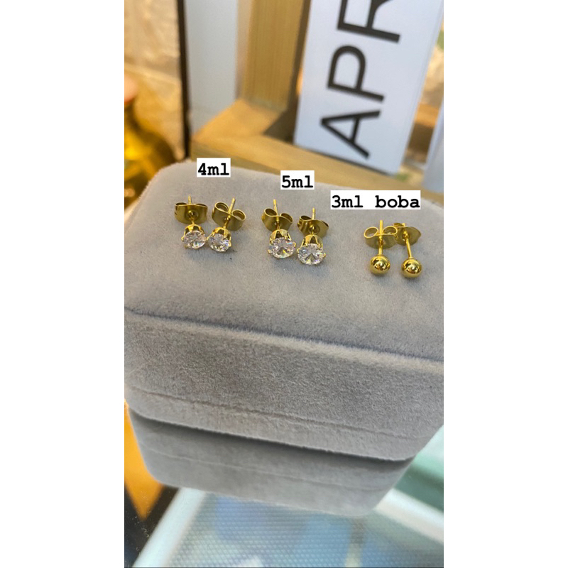 Anting Bahan TITANIUM asli anti karat