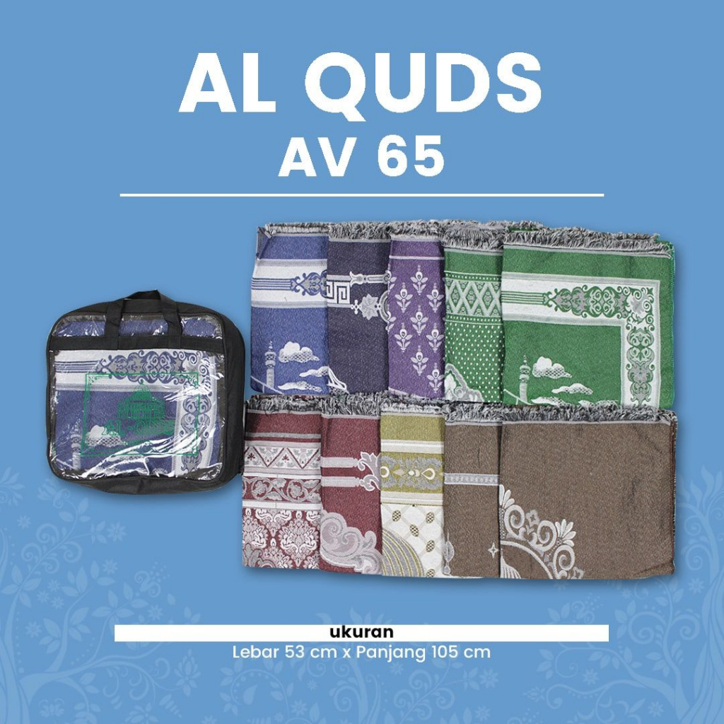 Paket Souvenir Tile Sajadah AL-QUDS + Tasbih Sovenir Parcel Sajadah