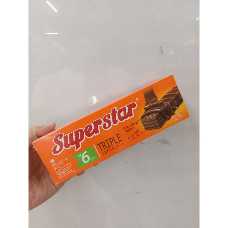 

SUPERSTAR Triple Chocolate 6x16g.