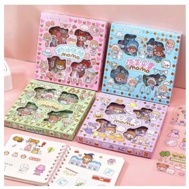 Stiker Motif Kartun Korea Lucu Anti Air Dekorasi Handbook