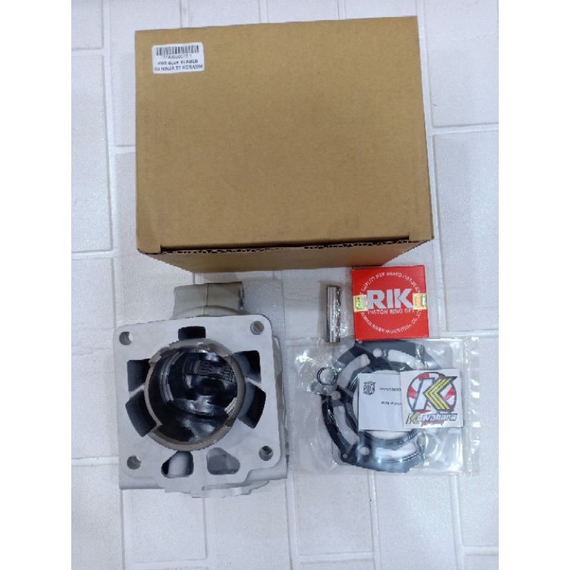 Block Blok Seher Kawahara Keramik Ninja150 R RR uk 63 Cilinder kit#block mesin#boring
