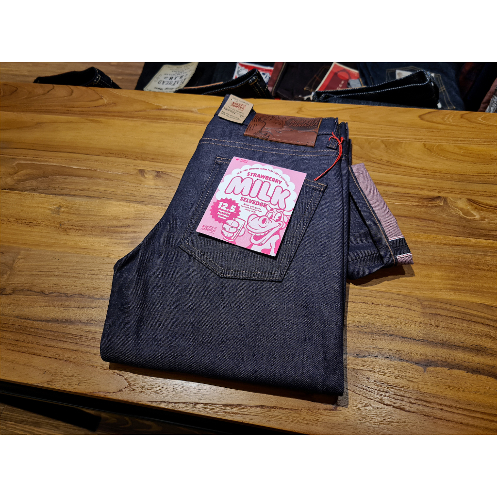 Naked & Famous Denim - Super Guy Strawberry Milk Stretch Selvedge