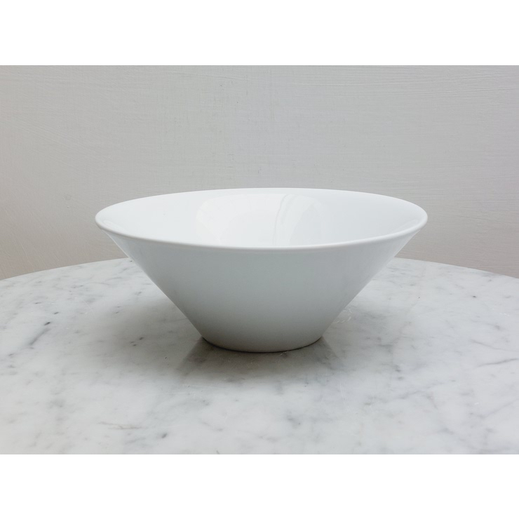 Mangkok Putih Ramen Rice Bowl Keramik Cafe - White Ceramic Ramen Bowl
