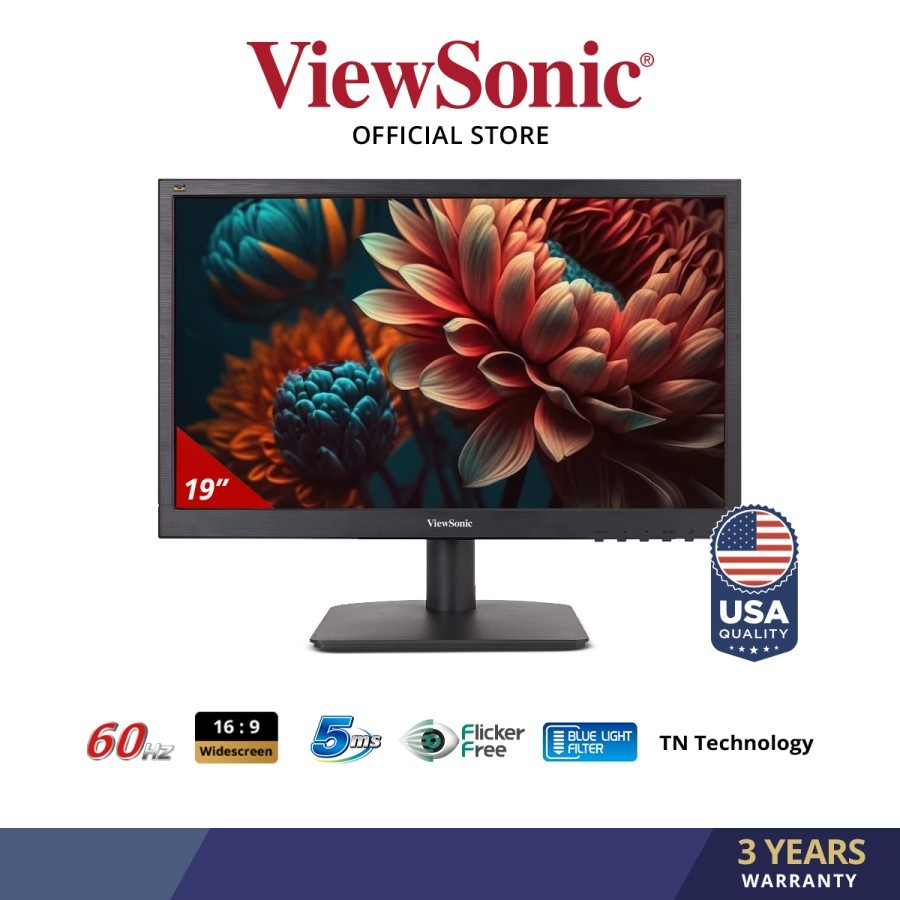 Monitor LED ViewSonic 19 Inch VA1903H-2 WXGA