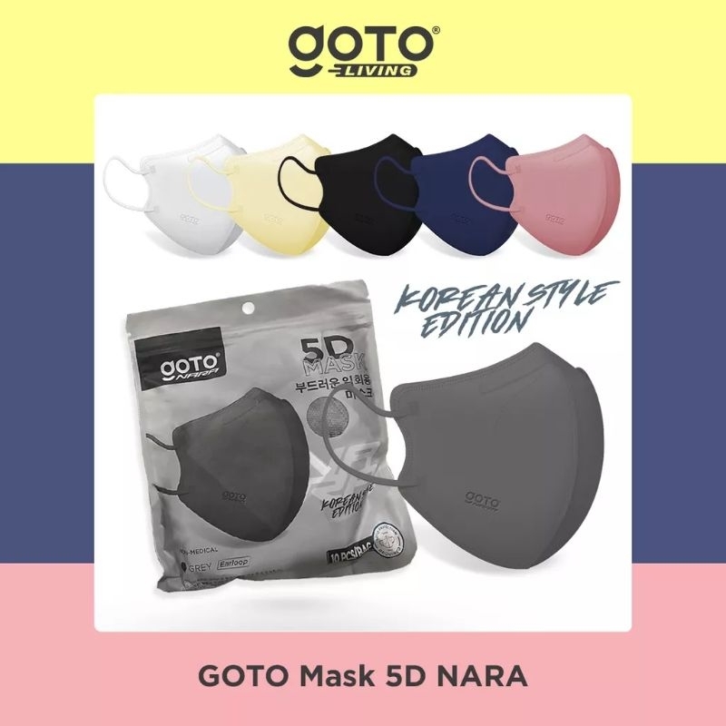 Masker Duckbill Goto Nara 5D 4ply / KN95