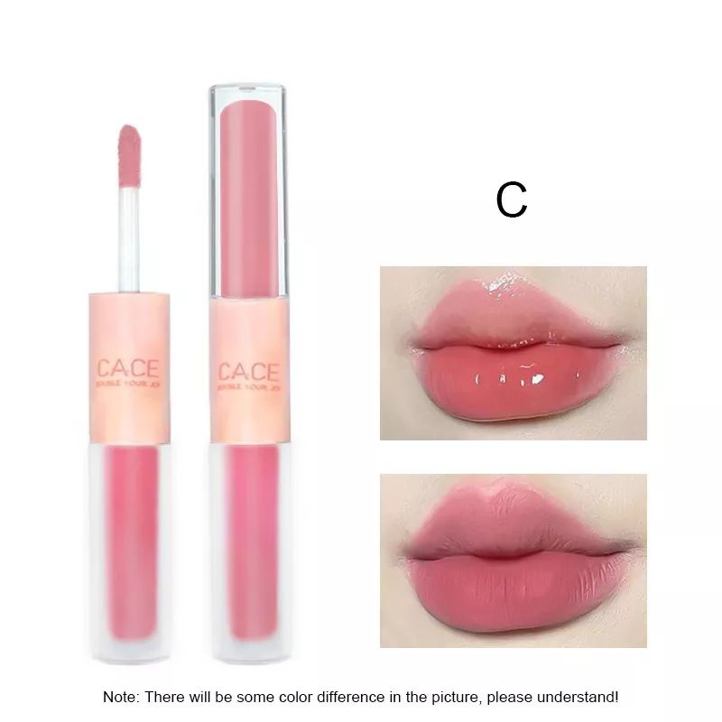 ♥️G.A.SHOP♥️ CACE LIPSTIK 2IN1 / LIPCREAM LIPGLOSS 2IN1