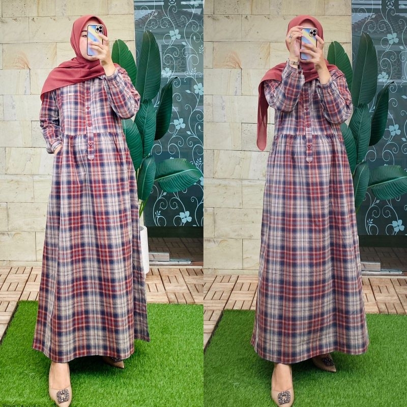Dimara Dress Terbaru Original Gamis Dimara (Motif 11)