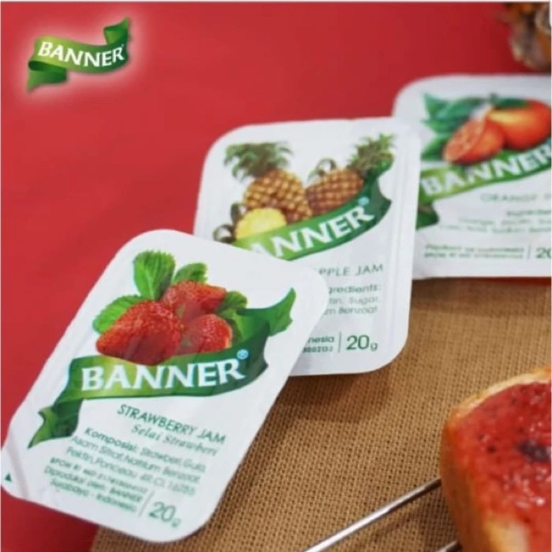 

Selai Strawberry Banner Portion