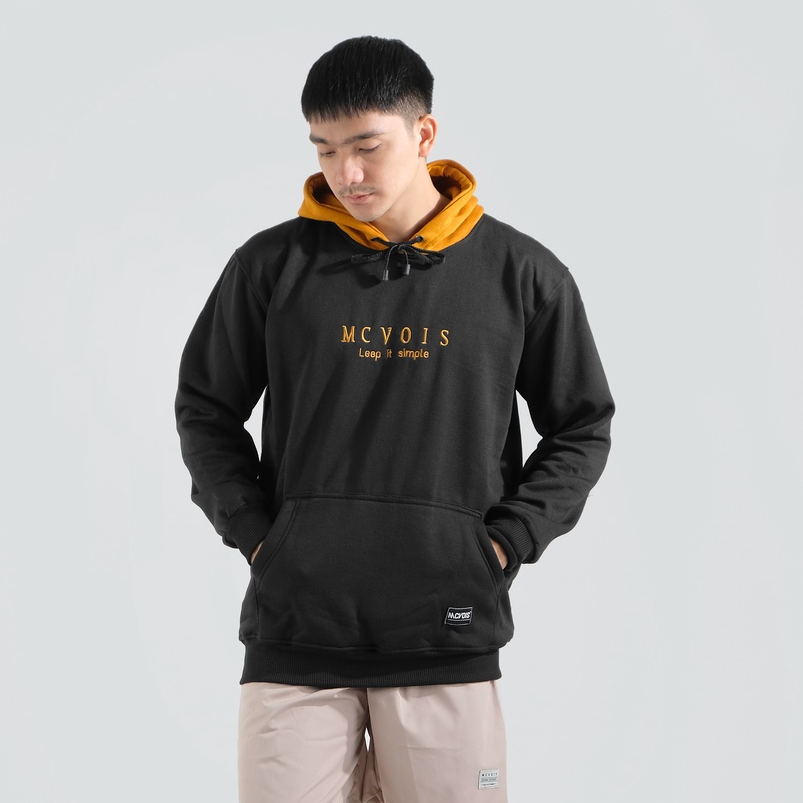 Mcvois Sweater Hoodie Kombinasi Topi Premium Distro