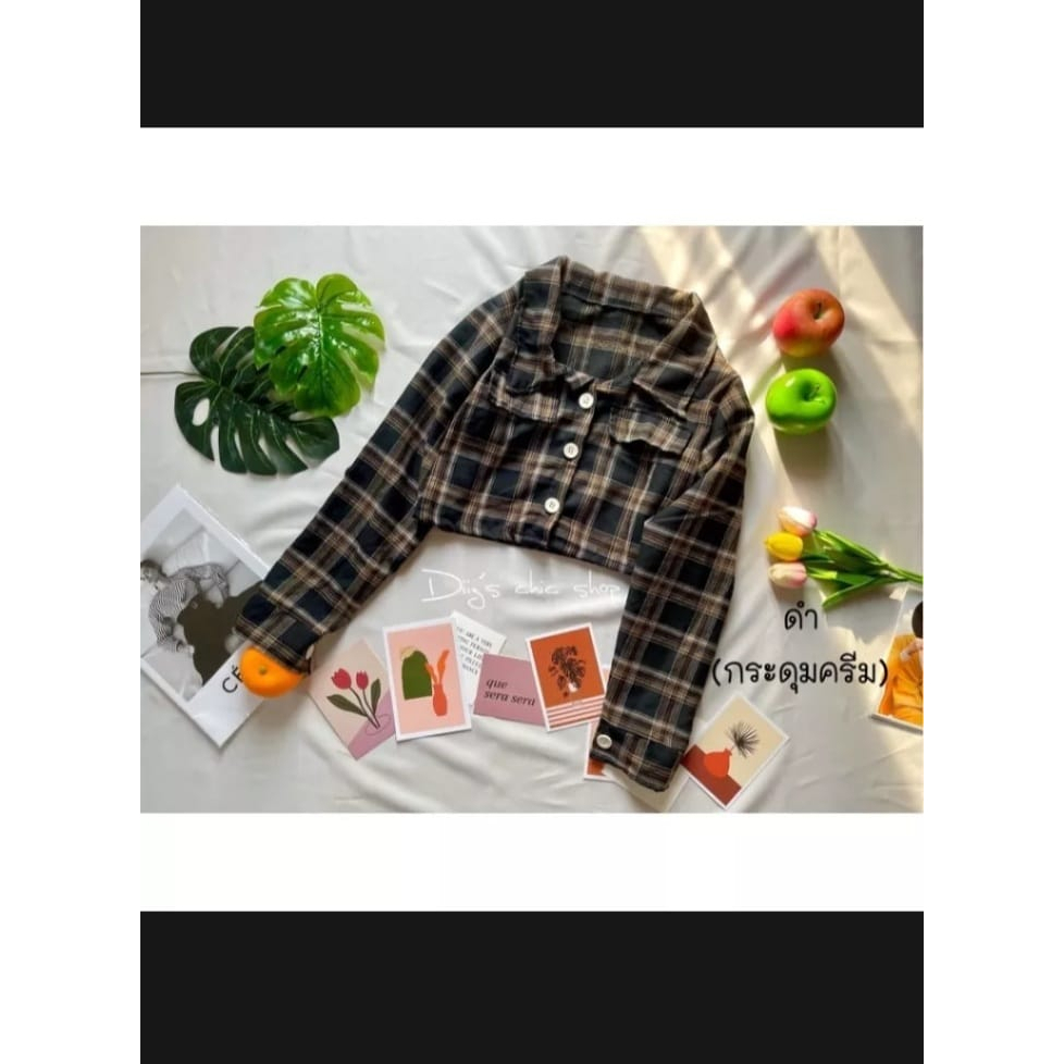 ZEC OOTD Wanita Kemeja DAIYAN / Kemeja Cicero Crop / Kemeja Haem Crop