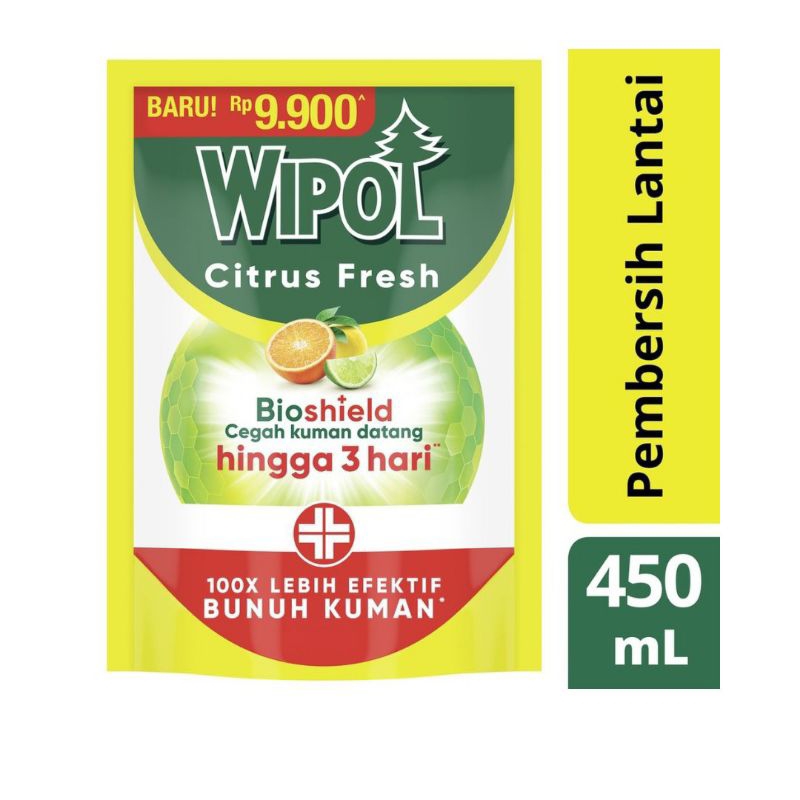 wipol pembersih Lantai citrus fresh 450ml