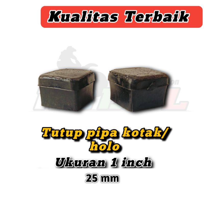 Karet kaki kursi 1" inchi/Karet kaki meja 1"inch/Karet kaki pipa Hollow kotak