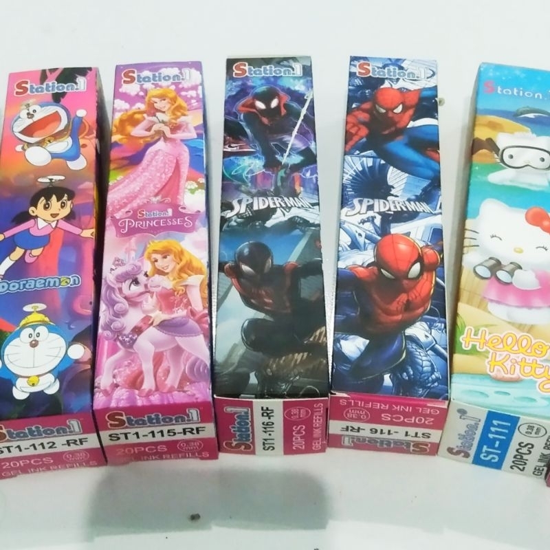 

20 Pcs Refill GEL INK 0,38mm/ISI BALLPOINT GEL