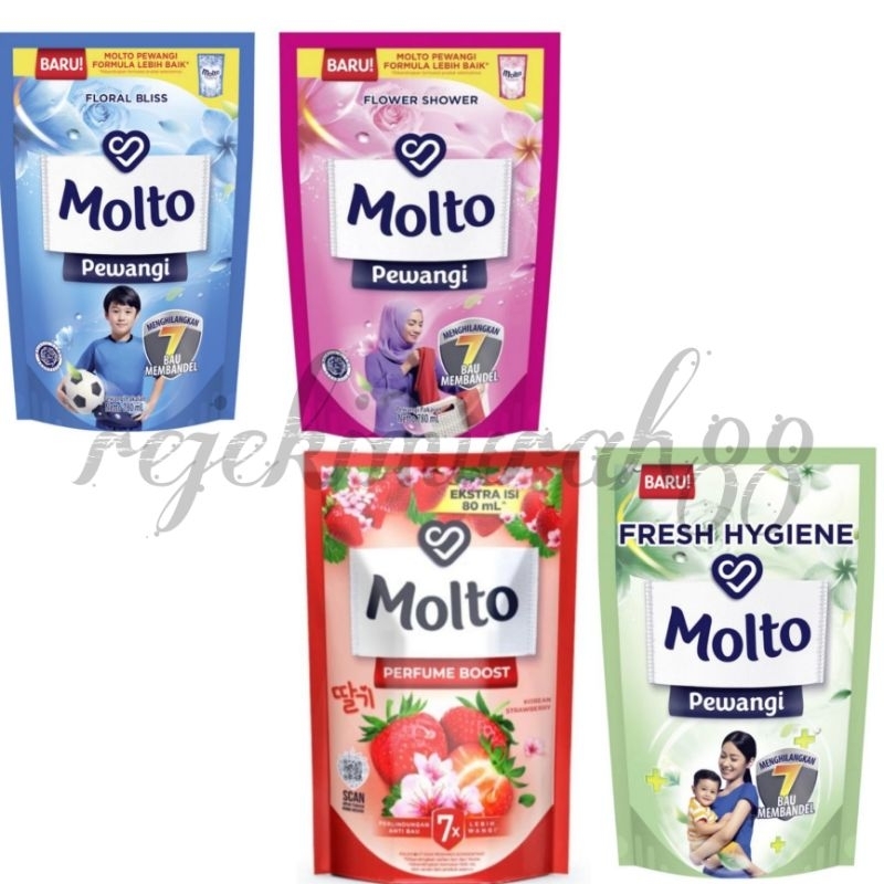 Molto Pelembut Pewangi Pakaian Korean Strawberry 680Ml