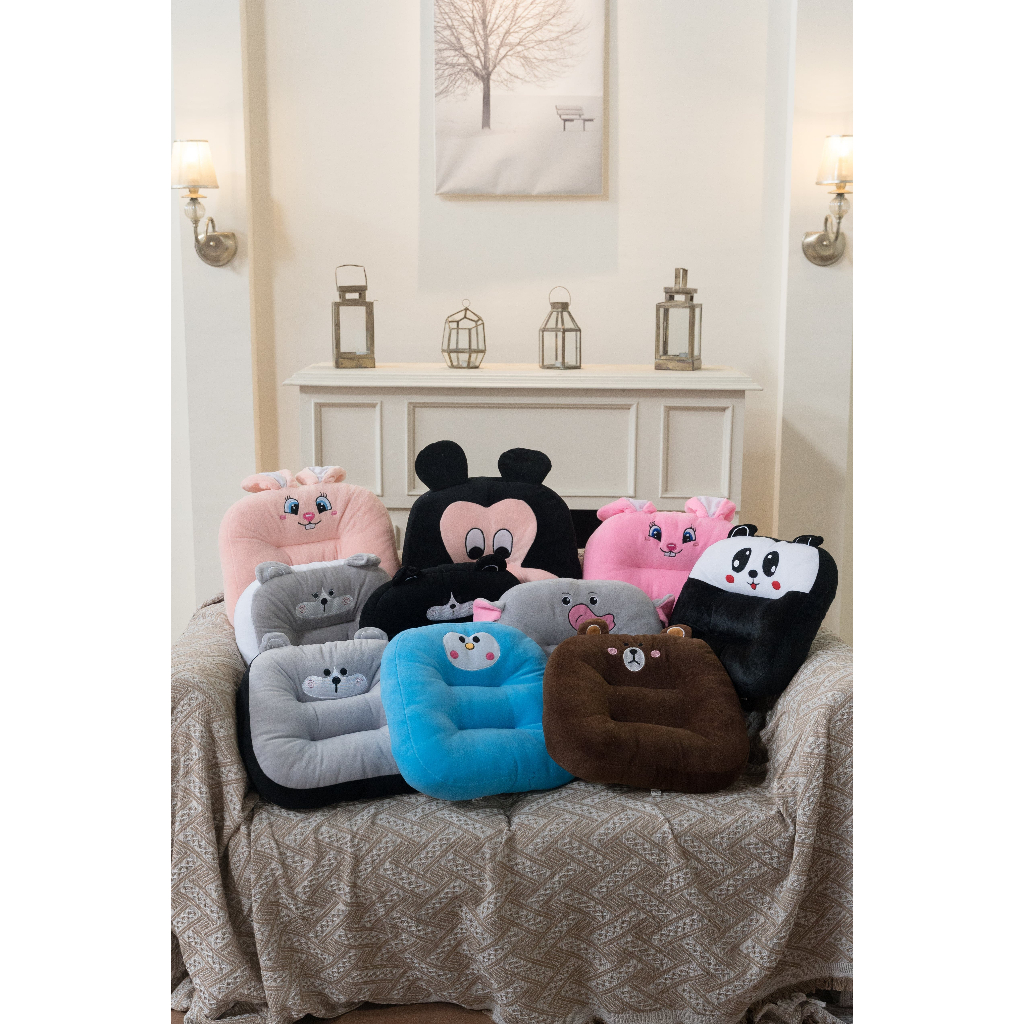 Bantal Duduk Multifunsi/Bantal duduk Kursi Kantor/Kursi Gaming/Kursi Mobil/Alas Duduk Lesehan Lantai